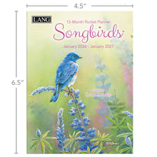 Load image into Gallery viewer, 2026 Monthly Pocket Planner - Songbirds