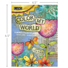Load image into Gallery viewer, 2026 Monthly Pocket Planner - Color My World