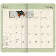 Load image into Gallery viewer, 2026 Two Year Pocket Planner - Birds In Garden*