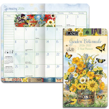 Load image into Gallery viewer, 2026 Two Year Pocket Planner - Garden Botanicals*