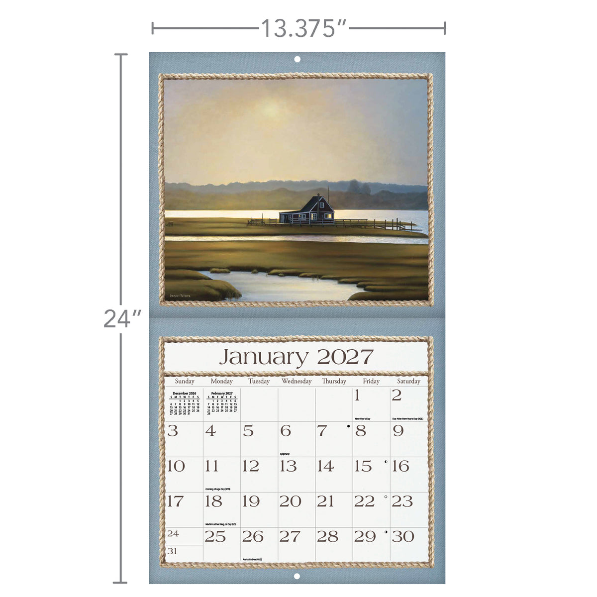 2027 Lang Calendar - Seaside – Lang Calendars Canada