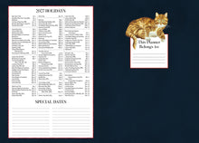 Load image into Gallery viewer, 2027 Monthly Pocket Planner - American Cat