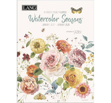 Load image into Gallery viewer, 2027 Monthly Pocket Planner - Watercolor Seasons