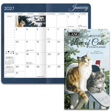 Load image into Gallery viewer, 2027 Two Year Pocket Planner - Love Of Cats*