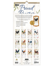Load image into Gallery viewer, Vertical Wall Calendar - Proud Rooster