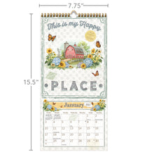 Load image into Gallery viewer, Vertical Wall Calendar - Farmhouse