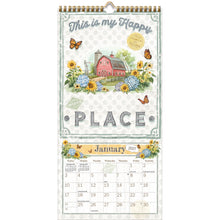 Load image into Gallery viewer, Vertical Wall Calendar - Farmhouse