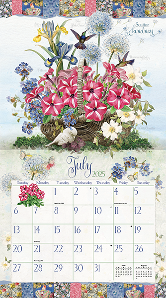 2025 Lang Calendar - Garden Botanicals – Lang Calendars Canada