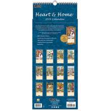 Load image into Gallery viewer, Vertical Wall Calendar - Heart And Home
