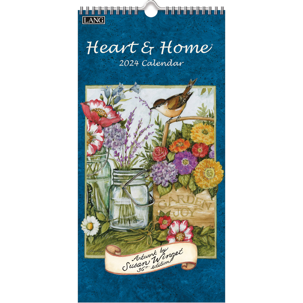 Vertical Wall Calendar - Heart And Home