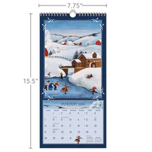 Load image into Gallery viewer, Vertical Wall Calendar - Lang Folk Art

