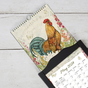 Vertical Wall Calendar - Proud Rooster