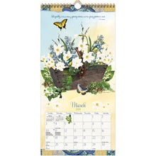 Load image into Gallery viewer, Vertical Wall Calendar - Garden Botanical
