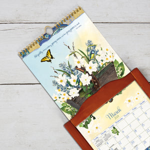 Vertical Wall Calendar - Garden Botanical