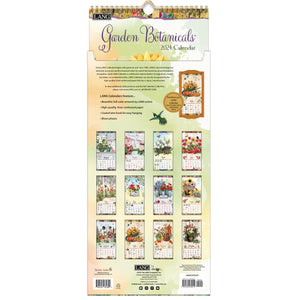 Vertical Wall Calendar - Garden Botanical