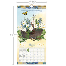 Load image into Gallery viewer, Vertical Wall Calendar - Garden Botanical

