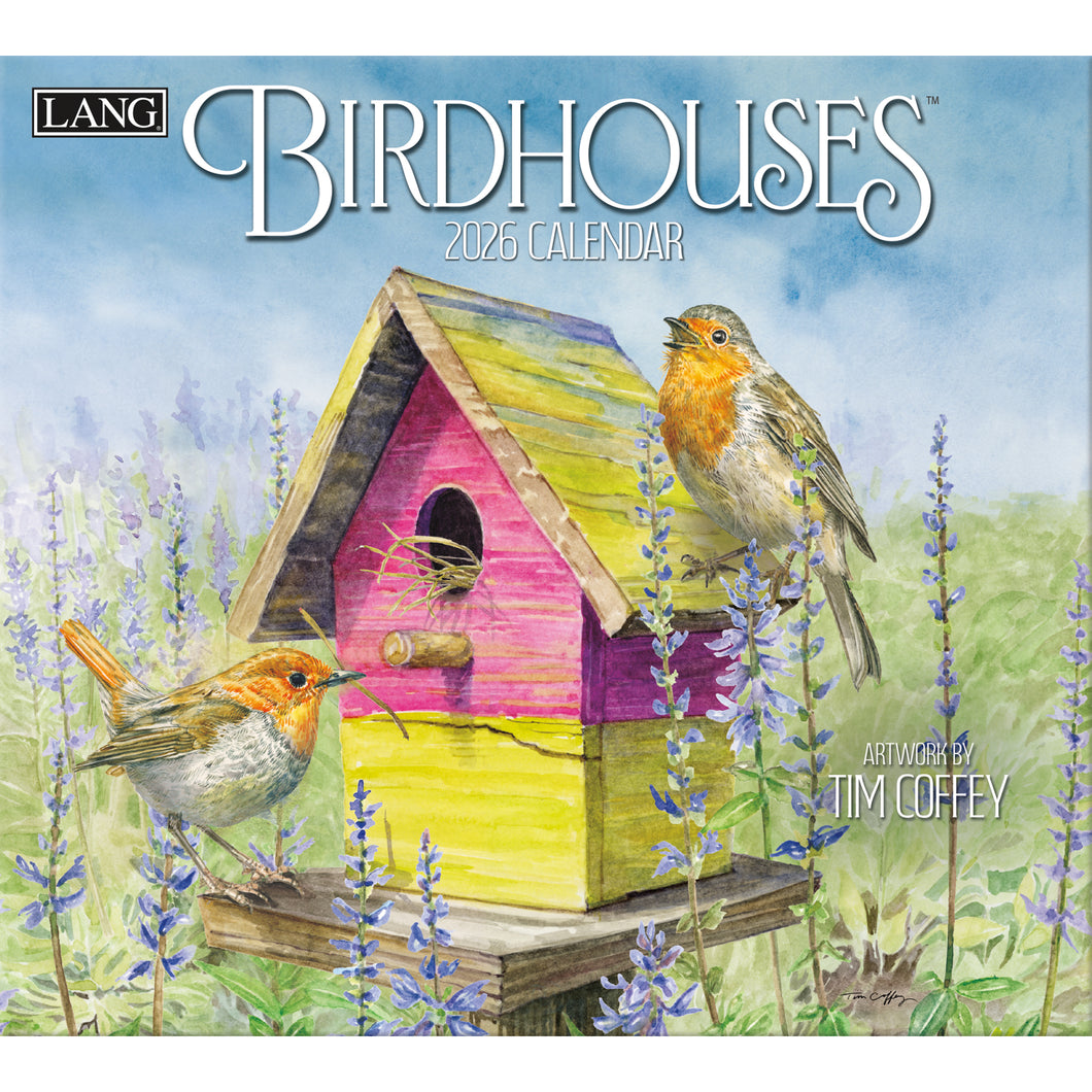 2026 Lang Calendar - Birdhouses