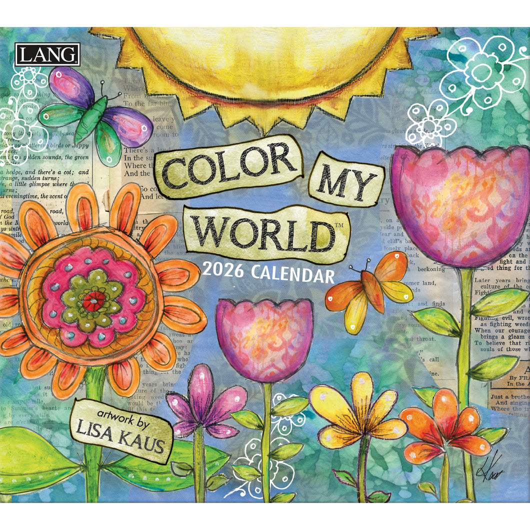 2026 Lang Calendar - Color My World