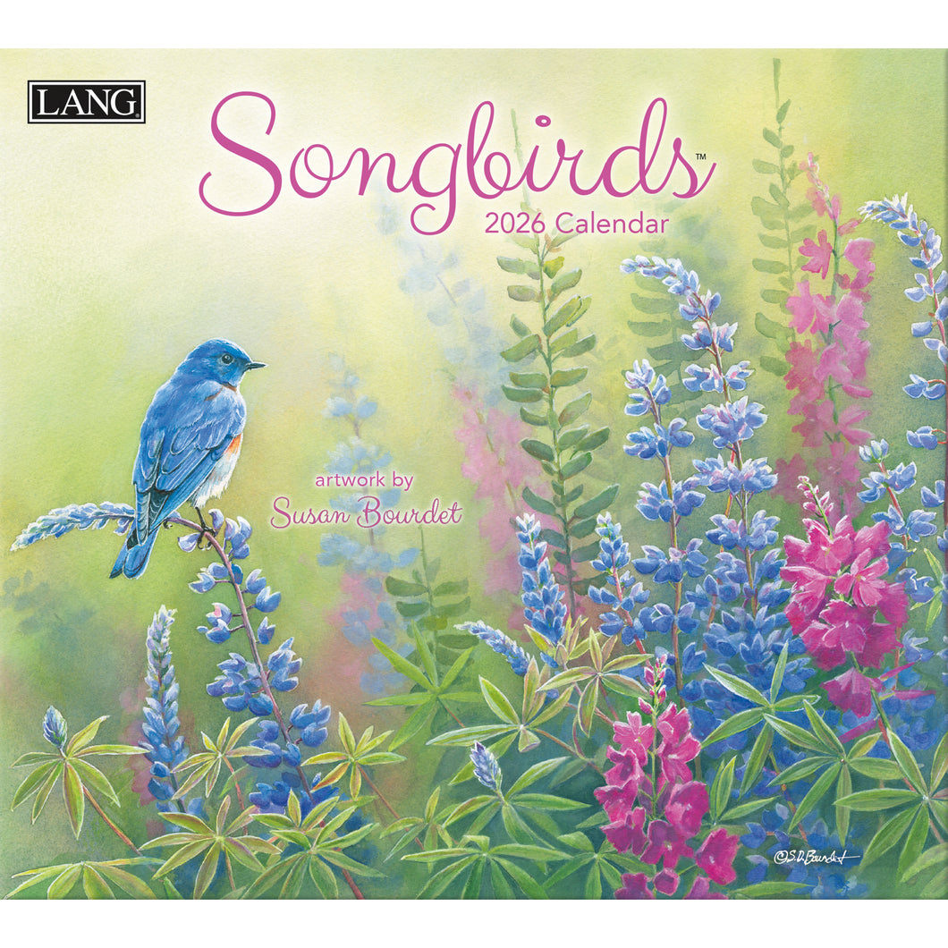 2026 Lang Calendar - Songbirds