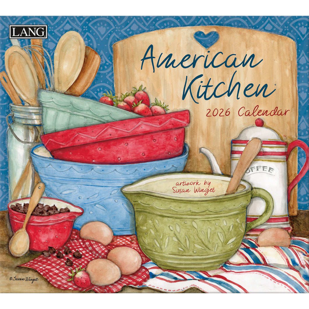 2026 Lang Calendar - American Kitchen