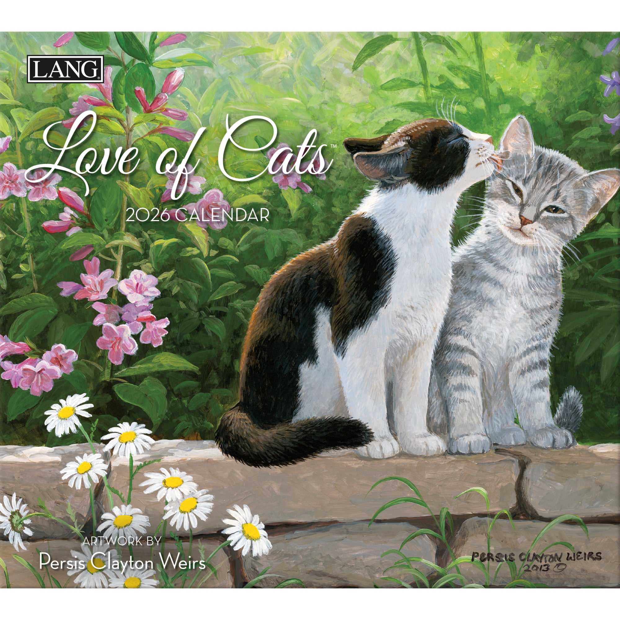 LANG American Cat Calendar By Lowell Herrero - View #3