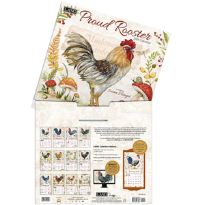 2026 Lang Calendar - Proud Rooster
