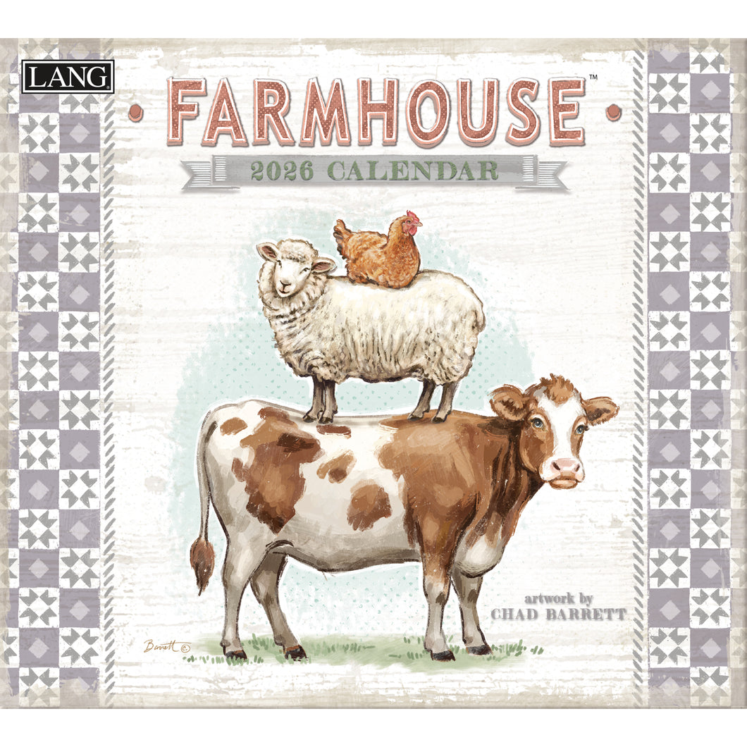 2026 Lang Calendar - Farmhouse