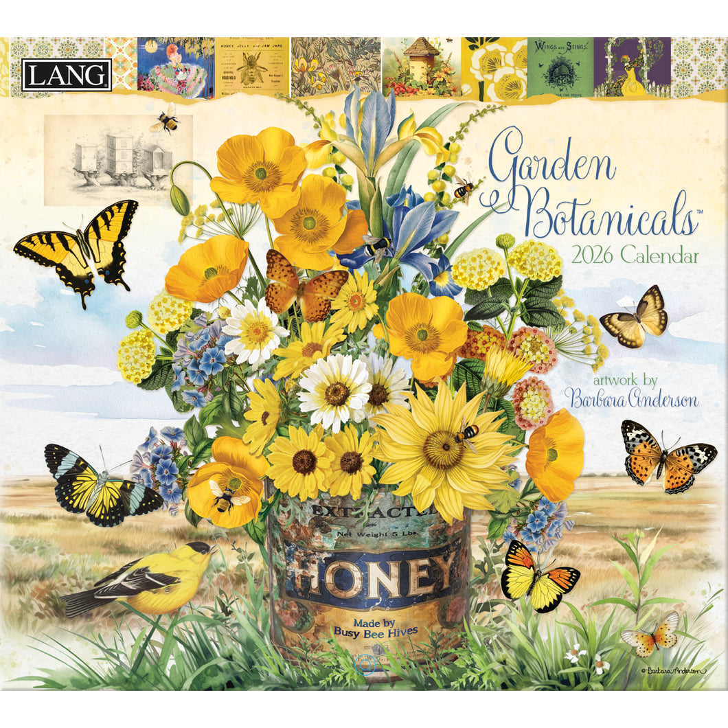 2026 Lang Calendar - Garden Botanicals