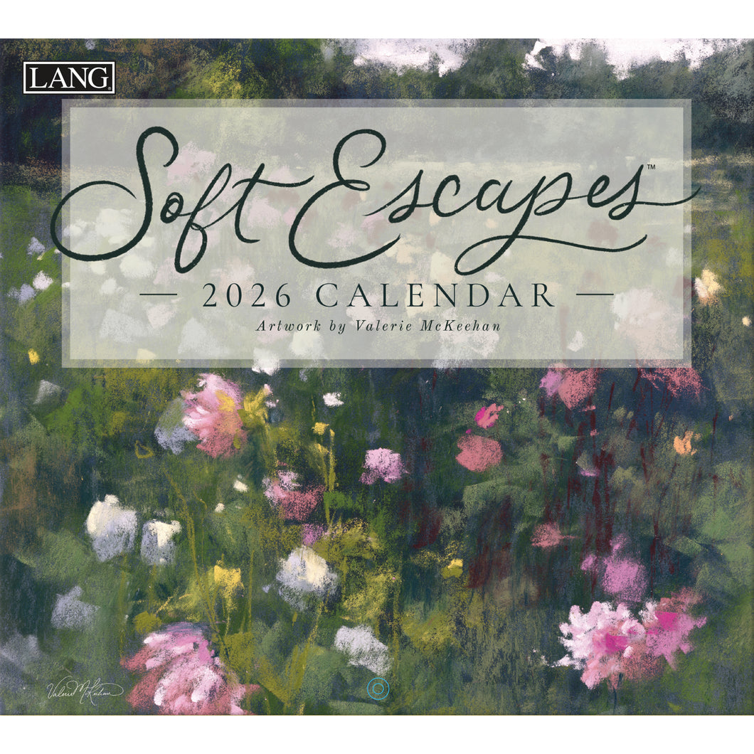 2026 Lang Calendar - Soft Escapes