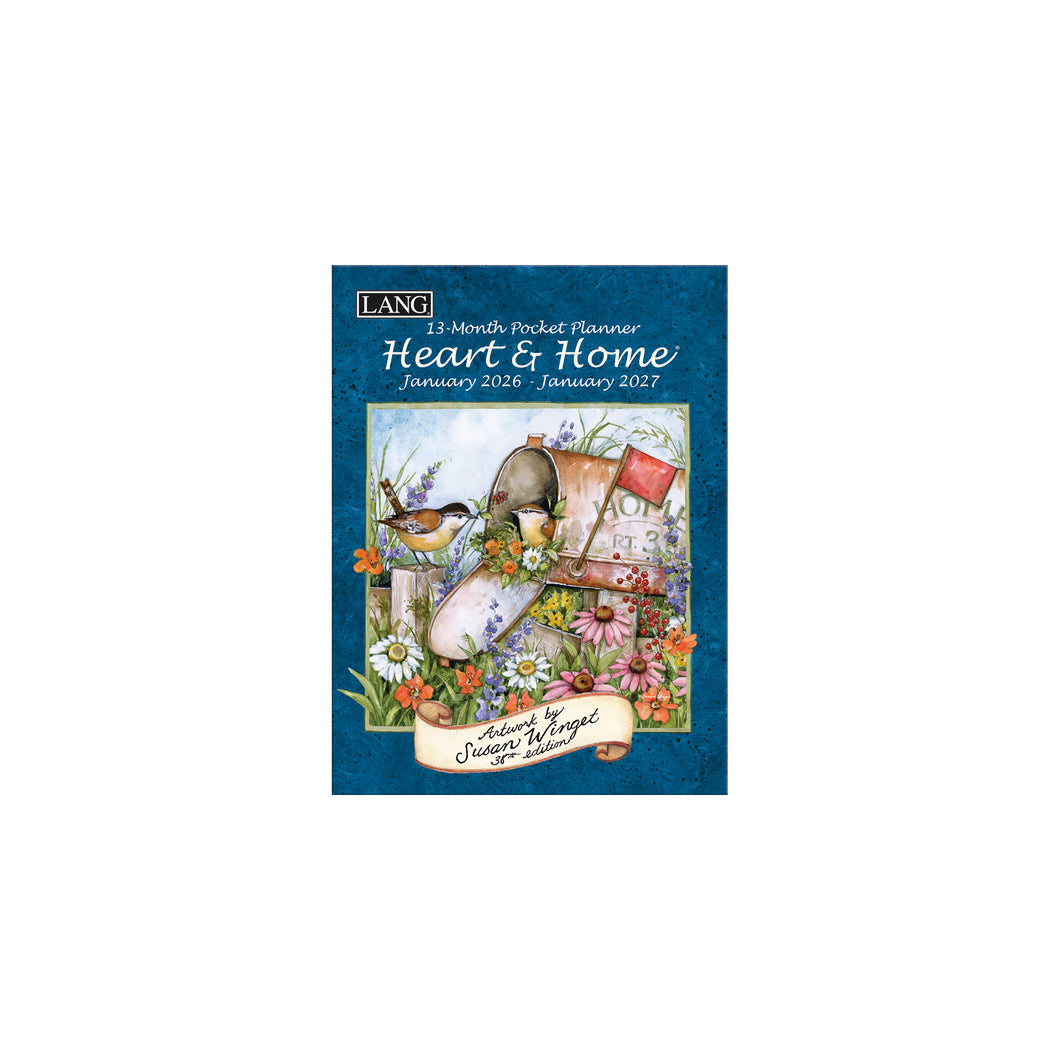2026 Monthly Pocket Planner - Heart & Home