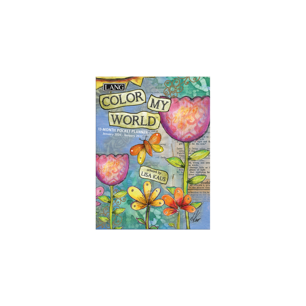 2026 Monthly Pocket Planner - Color My World