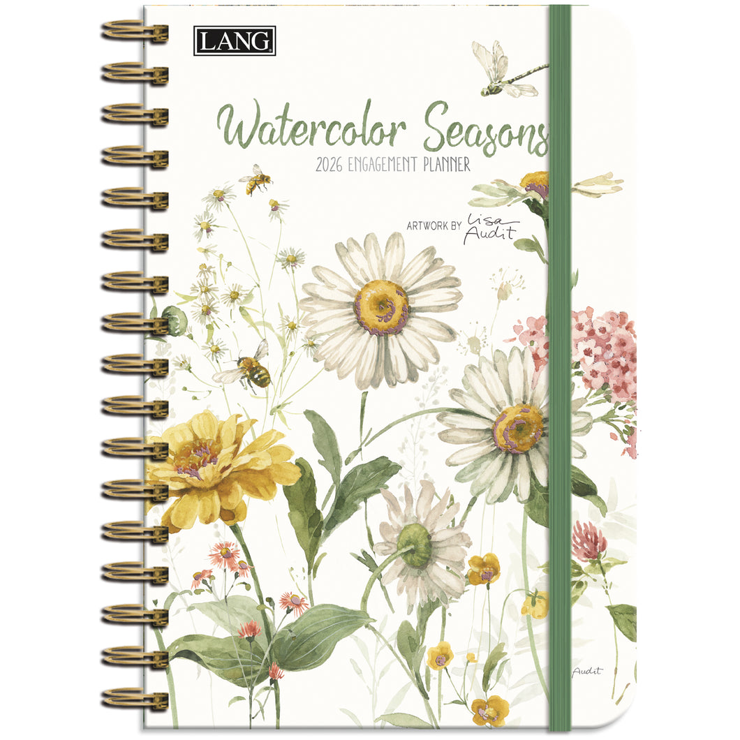 Monthly Engagement Planner - Watercolor Seasons