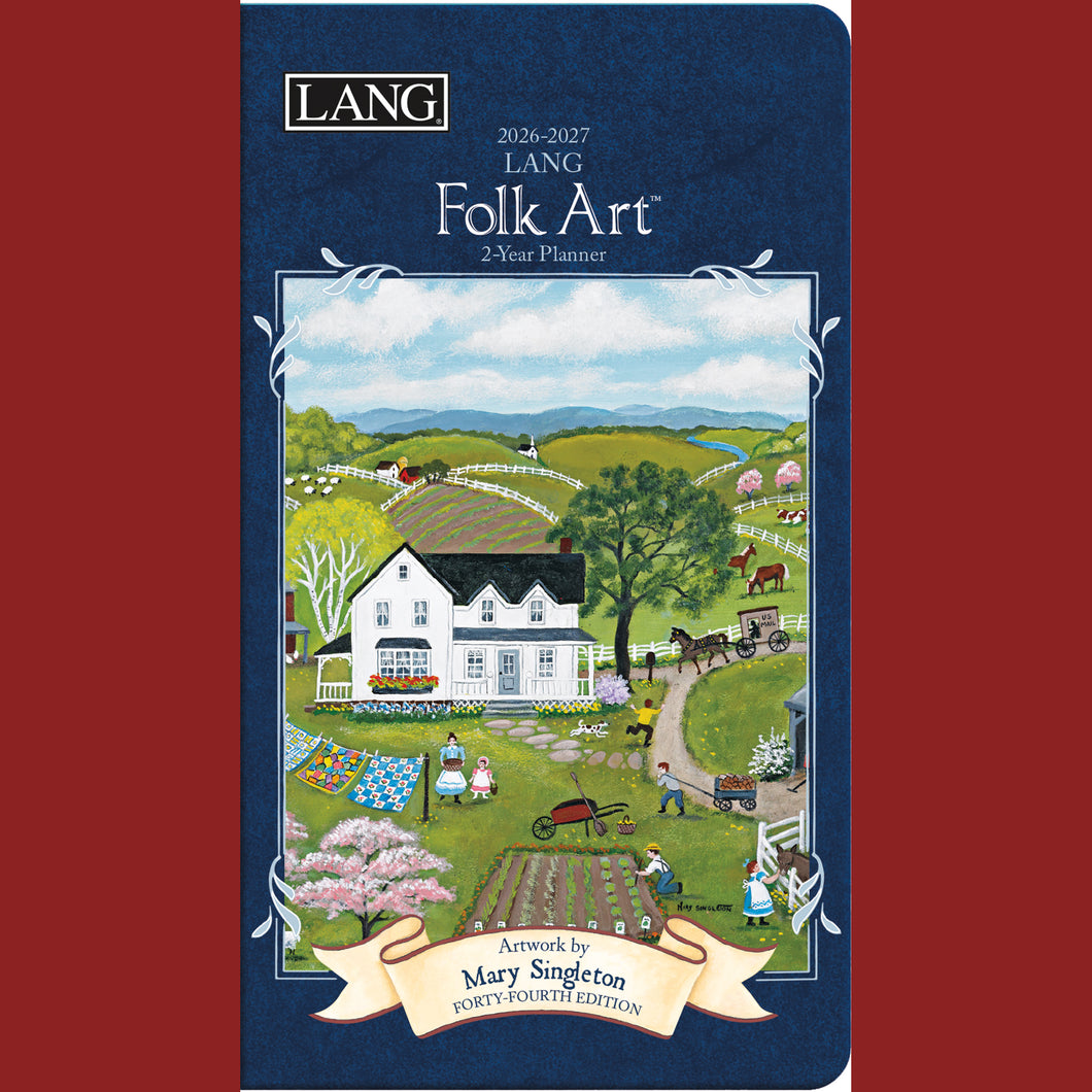 2026 Two Year Pocket Planner - Lang Folk Art*