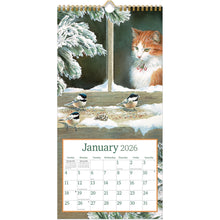 Load image into Gallery viewer, Vertical Wall Calendar - Cats in the Country

