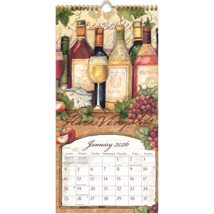 Vertical Wall Calendar - Wine Country