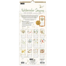 Load image into Gallery viewer, Vertical Wall Calendar - Watercolor Seasons
