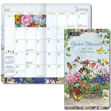Load image into Gallery viewer, 2027 Two Year Pocket Planner - Garden Botanicals*
