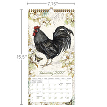 Load image into Gallery viewer, Vertical Wall Calendar - Proud Rooster

