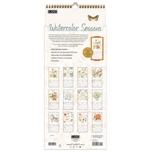 Load image into Gallery viewer, Vertical Wall Calendar - Watercolor Seasons
