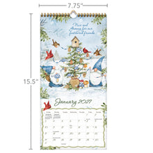 Load image into Gallery viewer, Vertical Wall Calendar - Gnome Sweet Gnome
