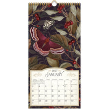 Load image into Gallery viewer, Vertical Wall Calendar - Midnight Garden
