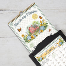 Load image into Gallery viewer, Vertical Wall Calendar - Farmhouse
