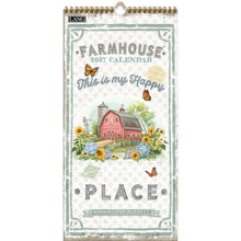 Load image into Gallery viewer, Vertical Wall Calendar - Farmhouse
