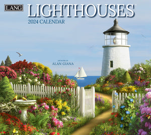 2024 Lang Calendar - Lighthouses