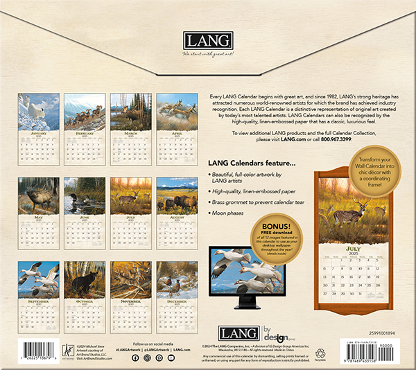 2025 Lang Calendar Beyond the Woods Lang Calendars Canada