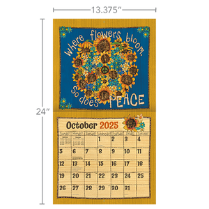 2025 Lang Calendar - Painted Peace