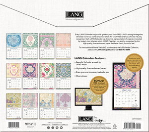 Patina Vie 2025 Wall Calendar