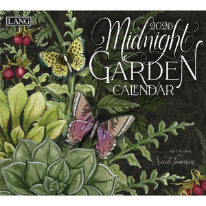 2026 Lang Calendar - Midnight Garden