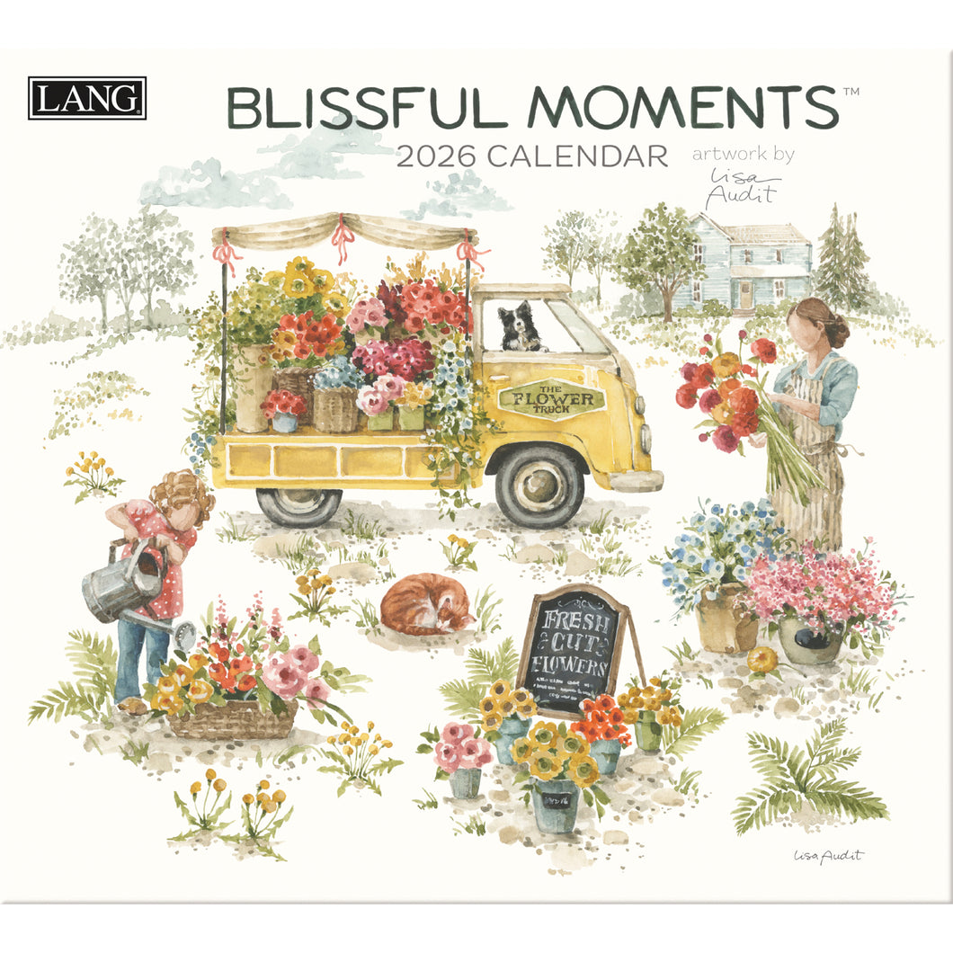 2026 Lang Calendar - Blissful Moments