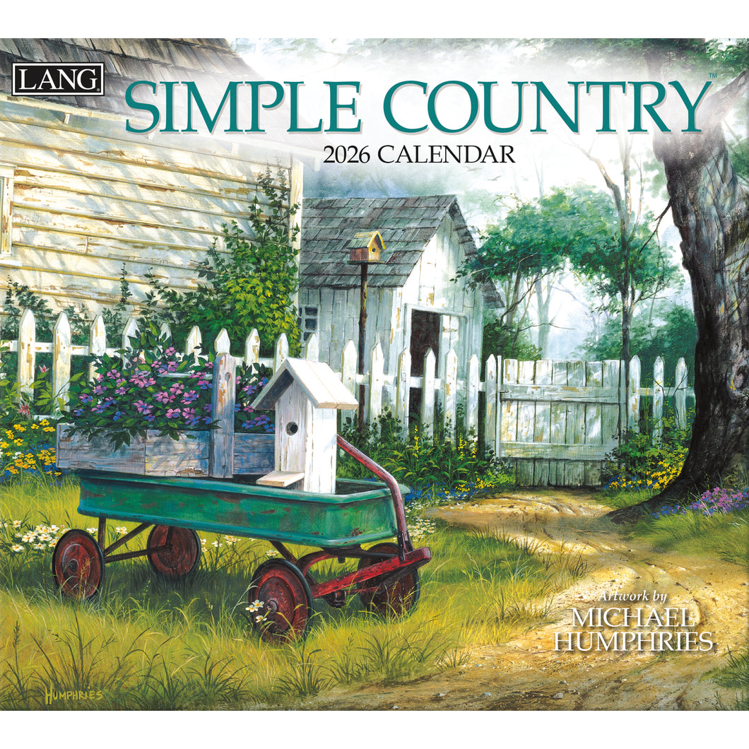 2026 Lang Calendar - Simple Country